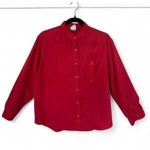 Vintage Wrangler Red Snap Button Western Shirt